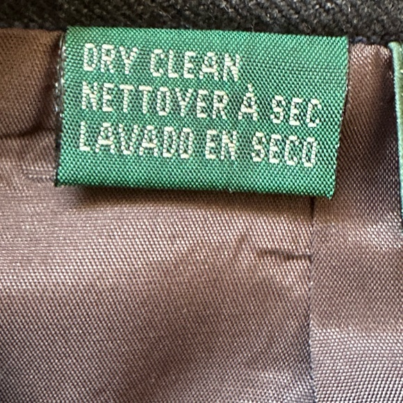 Ralph Lauren Midi Business Attire 100% Wool Skirt With Blue & Gray strip… - Picture 9 of 11